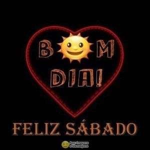 Bom dia e feliz sábado