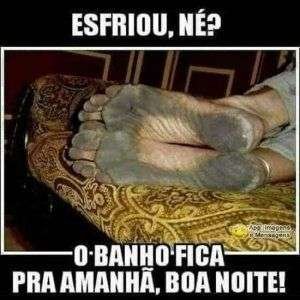 Esfriou né? Boa noite