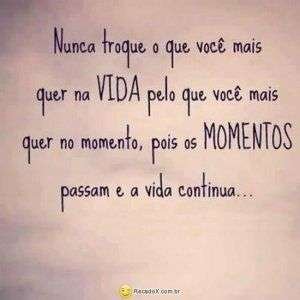 Momentos passam