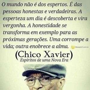 O mundo é das pessoas honestas