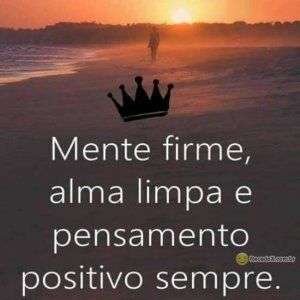 Pensamento positivo sempre