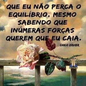 Que eu não perca o equilíbrio