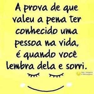 A prova que vale a pena