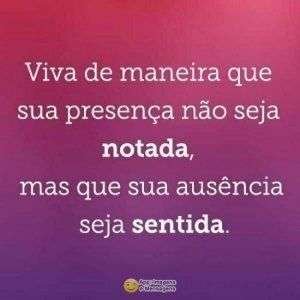 Ausência sentida