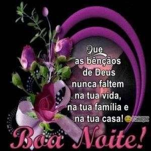 Boa noite com bênçãos