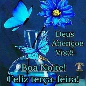 Boa noite e feliz terça-feira