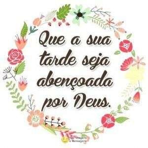 Boa tarde abençoada