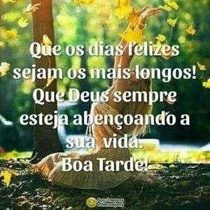 Boa tarde abençoada