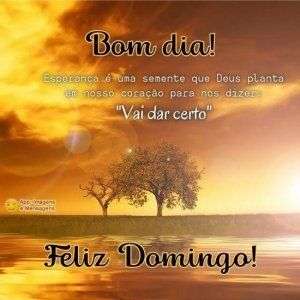Bom dia de domingo
