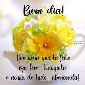 Bom dia de quarta-feira