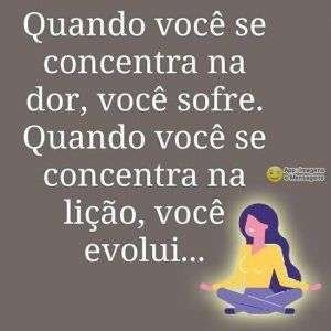 Concentrar e evoluir