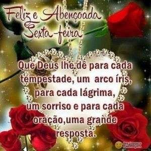 Feliz e abençoada sexta-feira