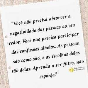 Filtre as coisas boas