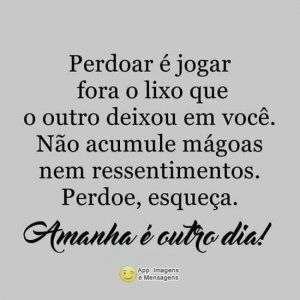 Não acumule mágoas