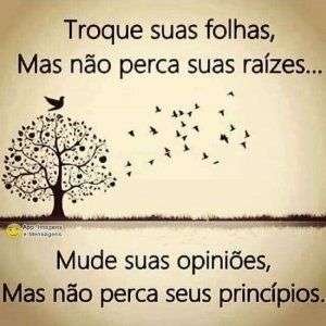 Não perca seus princípios