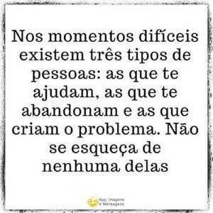 Nos momentos difíceis