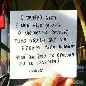 O mundo gira