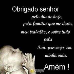 Obrigado Senhor
