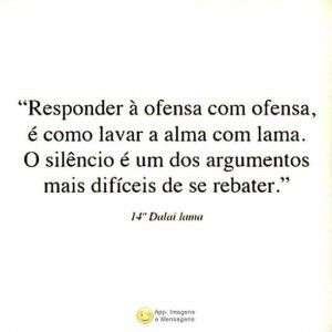 Responder à ofensa com ofensa
