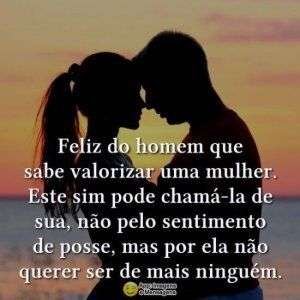 Saber valorizar uma mulher