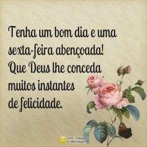 Sexta-feira abençoada