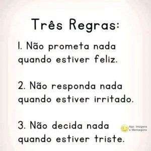 Três regras