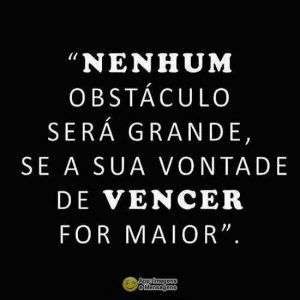 Vontade de vencer é maior