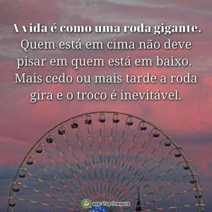 A vida é uma roda gigante