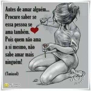 Antes de amar alguém