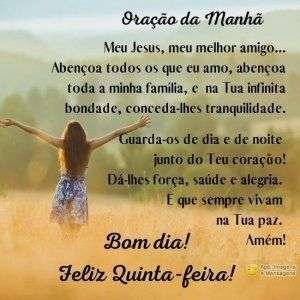 Bom dia e Feliz Quinta-feira