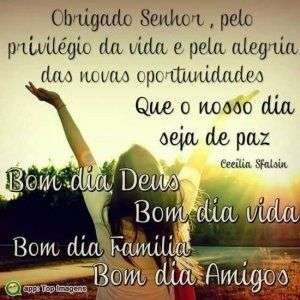 Bom dia família