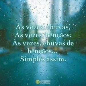 Chuvas de bênçãos