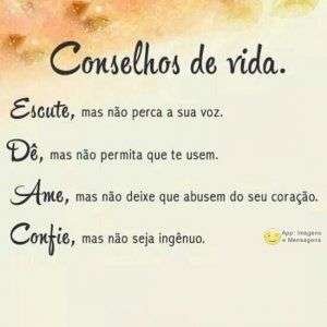 Conselhos da vida