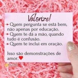 Demonstrações de amor