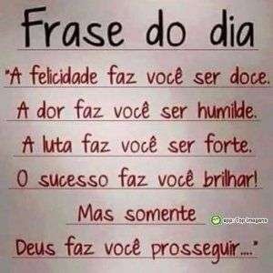 Deus faz você progredir