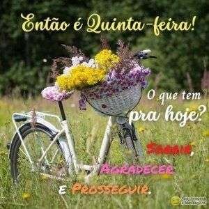 Então é quinta-feira