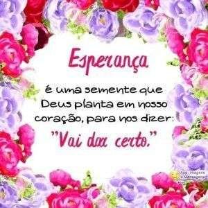 Esperança é uma semente