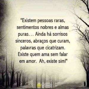 Existem pessoas raras