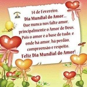 Feliz Dia Mundial do Amor