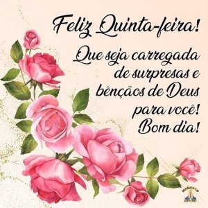 Feliz quinta-feira