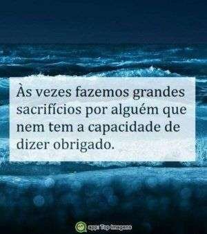 Grandes sacrifícios