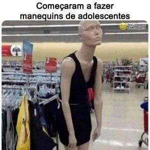 Manequins de adolescentes