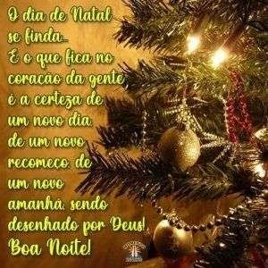 O dia de Natal se finda