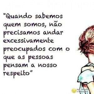 O que as pessoas pensam