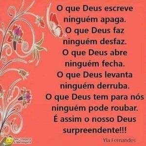 O que Deus faz, ninguém desfaz
