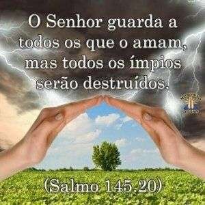 O Senhor guarda todos que ama
