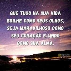 Que tudo na sua vida brilhe