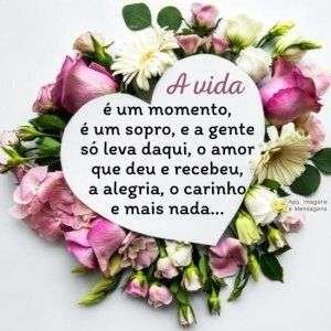 A vida é um momento