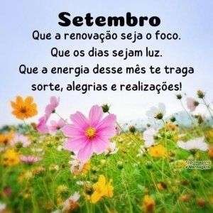 Bem-vindo setembro