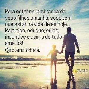 Lembrança dos filhos